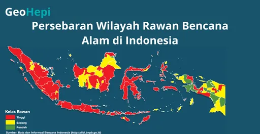 Thumbnail Persebaran Wilayah Rawan Bencana Alam di Indonesia